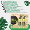 Royal Glow Hair Colour Gel 500ml (2x250ml Bottles) – Ammonia-Free, Instant Grey Coverage, Free Brush & Gloves