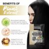 Royal Glow Hair Colour Shampoo Sachets (10 x 20ml) – Ammonia-Free, Instant Grey Coverage, Travel-Friendly