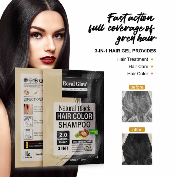 Royal Glow 10 Sachet Pack – Travel-Friendly Hair Dye