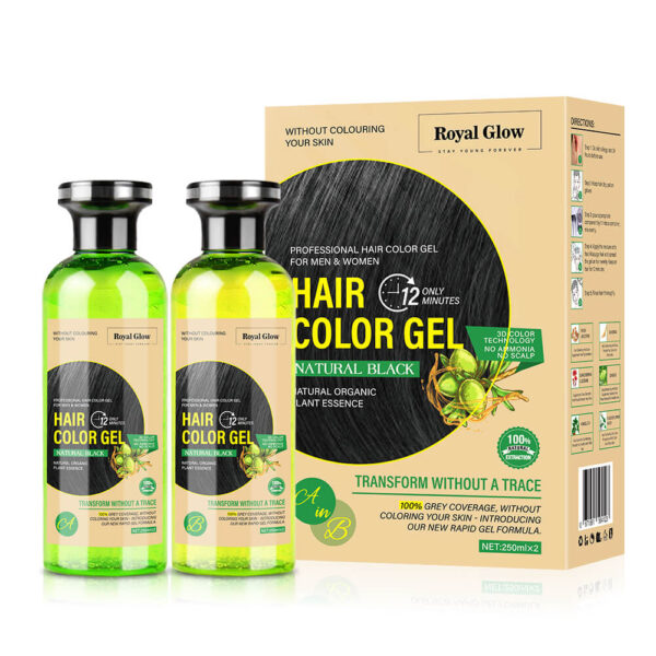 Royal Glow Permanent Hair Colour Gel – Long Lasting Grey Coverage – Professional Hair Dye UK