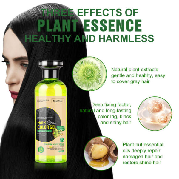 Royal Glow Permanent Hair Colour Gel – Long Lasting Grey Coverage – Professional Hair Dye UK