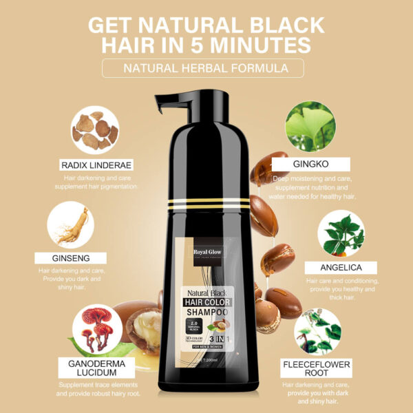 Royal Glow Permanent Hair Colour Dye – Long Lasting Grey Coverage Hair Dye UK